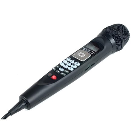 Plugit Plug-and-Play Karaoke Mic with SD Card Player-Recorder PL132715